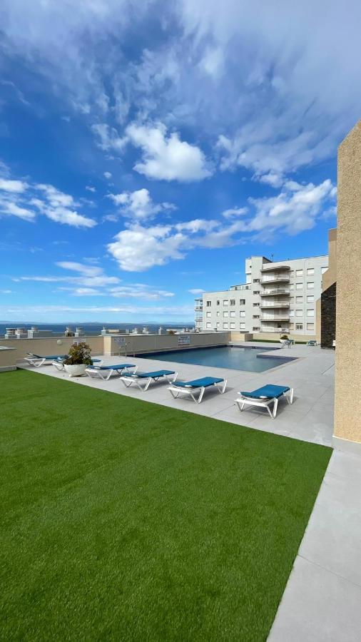 Luminoso Apartamento Frente Al Mar Con Piscina Roses Esterno foto